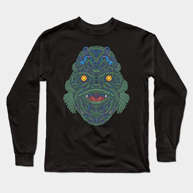 Mecha Soul Gillman 06 Long Sleeve T-Shirt by Houerd